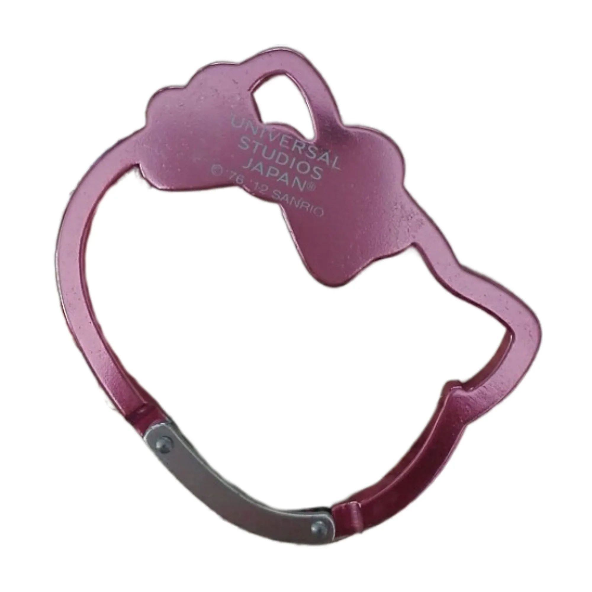 Make Your Own Logo Key Chain Parts Wholesale Souvenir Custom logo engrave Hello Kitty Design Keychain Carabiner Keychain