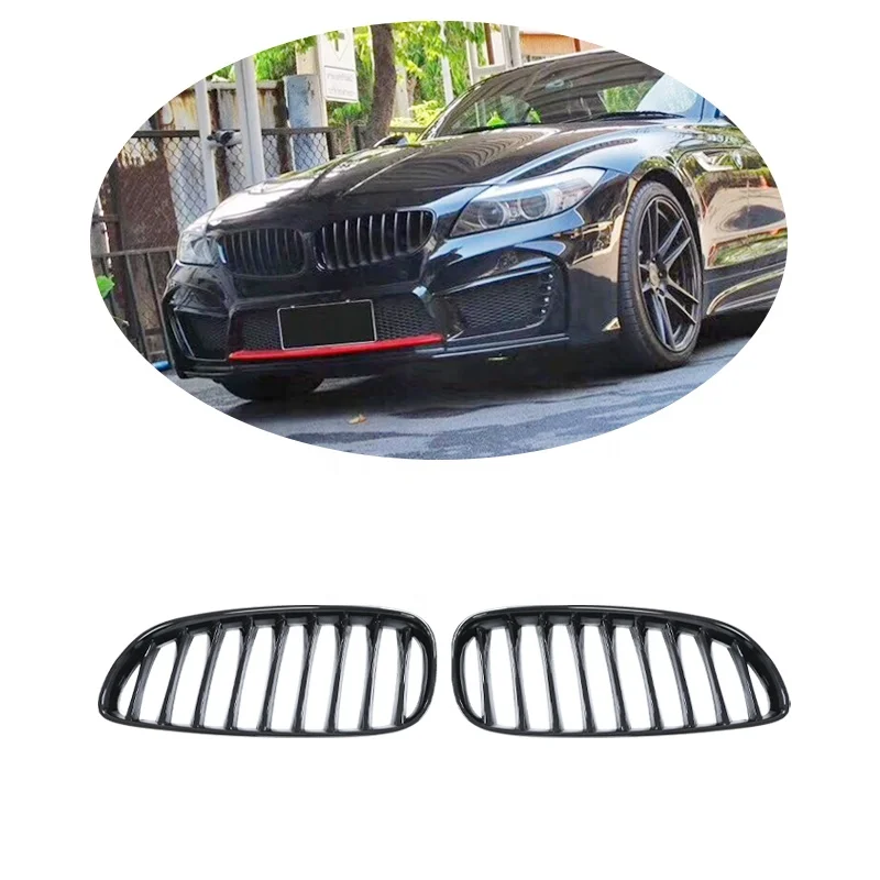 Для BMW Z4 E89 обновляемый ABS однотонный глянцевый черный передний бампер решетка для решетки 2009 +