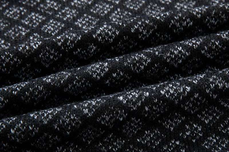 wholesale Plaid Hooded Cardigan Men Clothing Winter Knitted Cardigan Sweater Men Coats Fashion Winter Sweater For Man