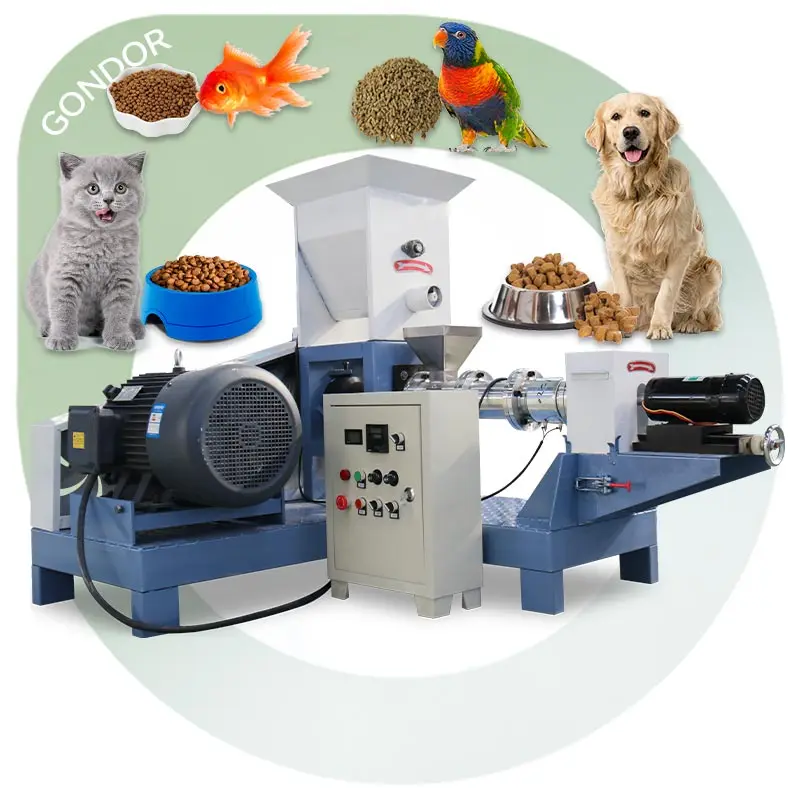 2 Ton Feed Extruder Livestock Chicken Catfish Floating Fish 1mm Diesel Engine Feed Pellet Machine Nigeria