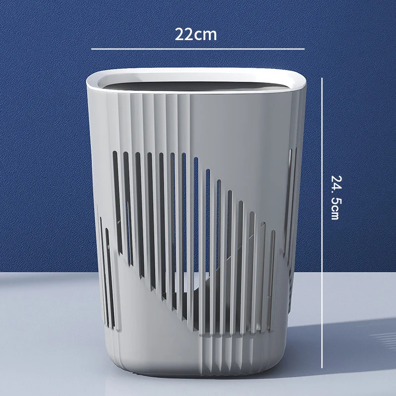 Manufacture Quality Kitchen Plastic Large Capacity Trash Can Bin Modern Garbage Trash Bin for Bathroom