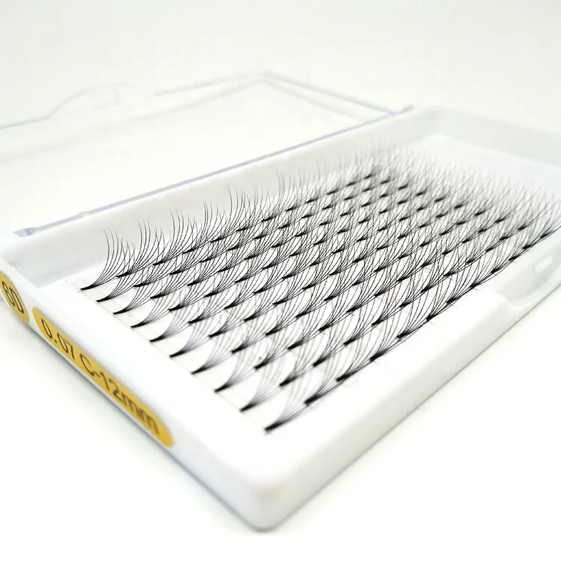 Оптовая продажа, готовые объемные ресницы, 3d 6d c curl, 0,07 готовые ресницы для наращивания, российские объемные ресницы, упаковка