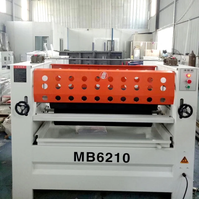 MB6213 4 ft Automatic Two Sides Roll Plywood Glue Latex Spreader Machine For Honeycomb