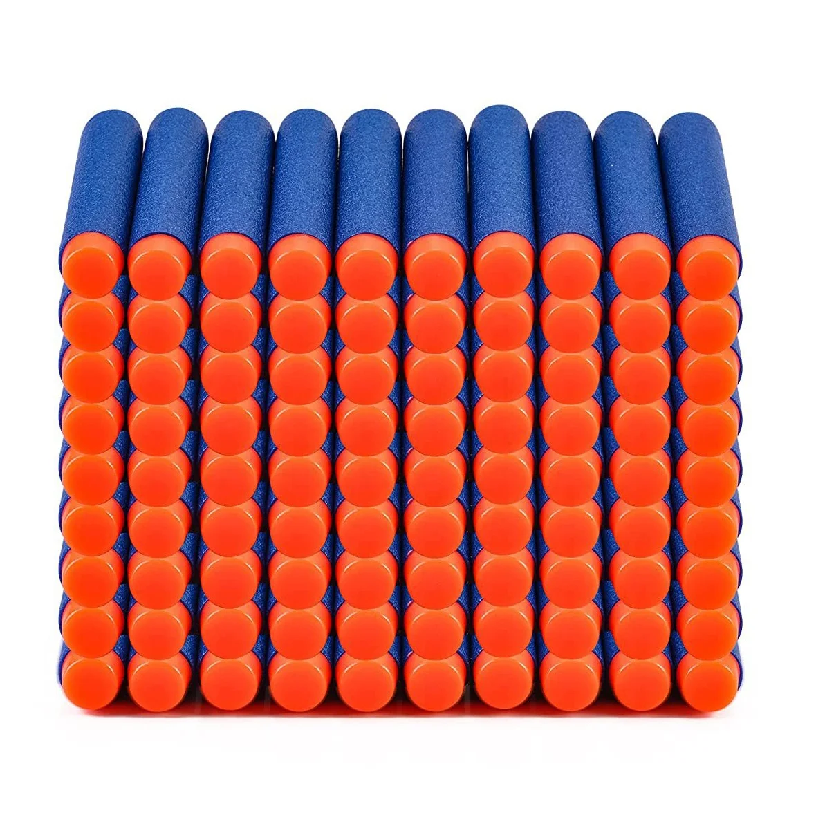 100pcs/pack 7.2cm Eva Soft Bullets For Outdoor Toy Darts 200pcs Refill Pack Bullets For Blasters Toy Gun