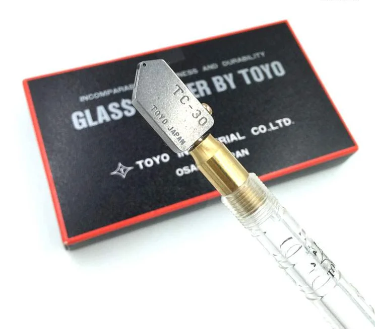 TOYO TC 30 Long Service Diamond Glass Cutter With Plastic Handle