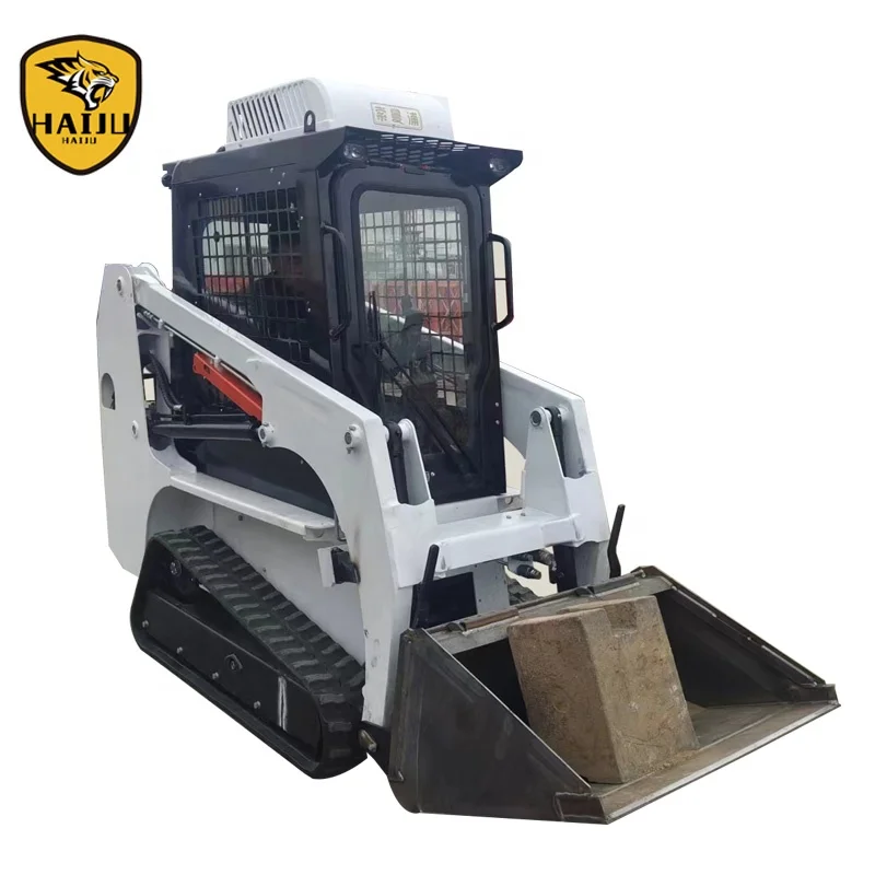 Small 25HP 4WD Farm Kubota Perkins Garden Skid Steer Loader with 3 Cylinder Kubota Perkins Crawler Skid Steer