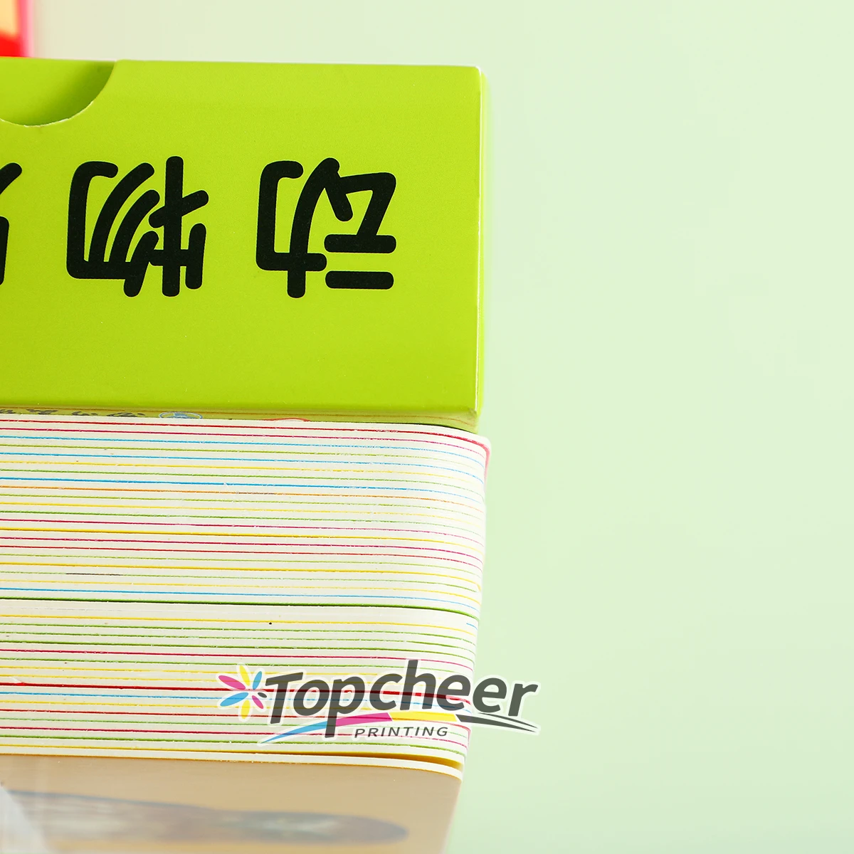 Custom Logo Flash Cards for Early Childhood Education Animal Pattern Shape Color Number English Letters Printed in Arabic