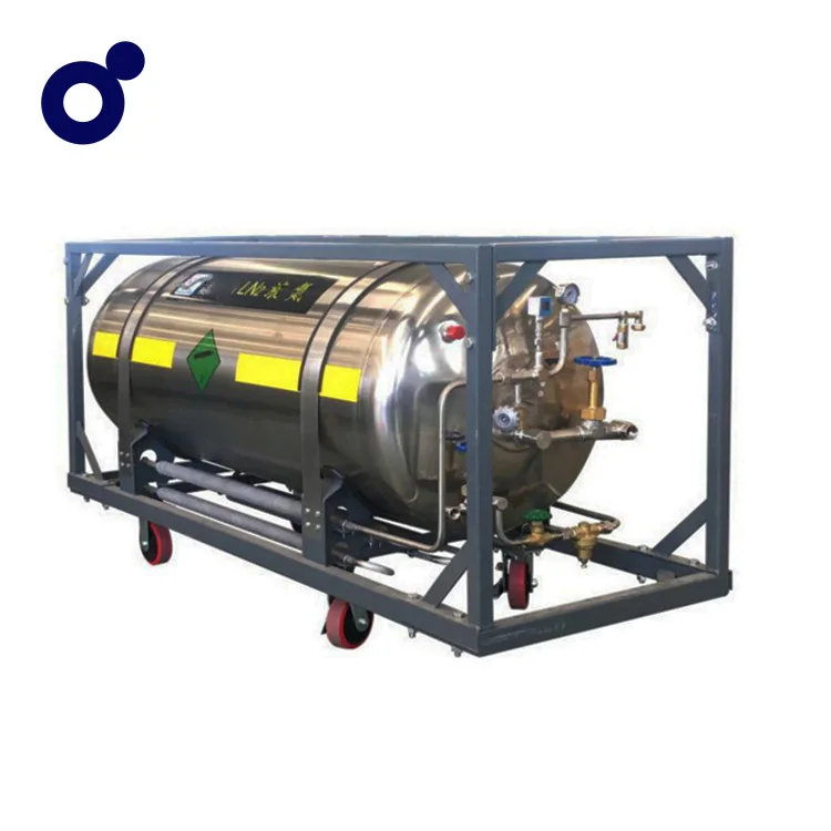 
500L Cryogenic LNG Liquefied Natural gas Dewar storage container tank for vehicle and car 