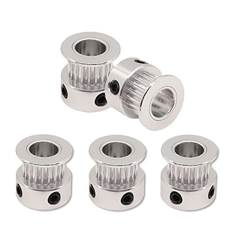 3D Printer Parts Accessory GT2 20Teeth 16 20 Teeth Bore 5mm Timing Pulley for GT2-6mm Open Timing Belt