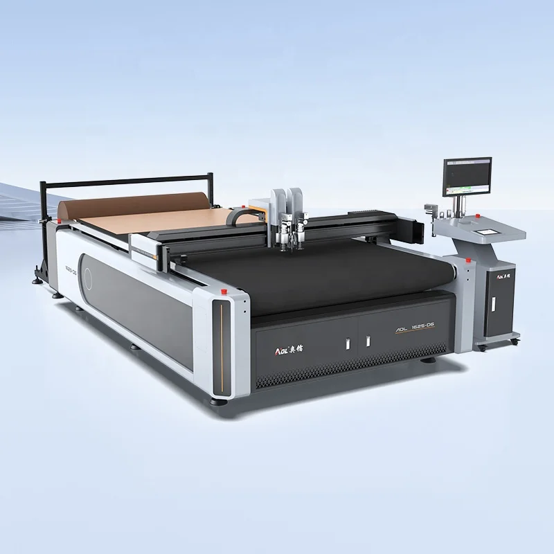 CNC with CE EPE foam EVA PVC honeycomb corrugated board folding making sample cardboard box carton cutting machine