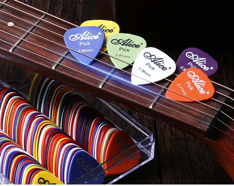 100pcs/set matte alice guitar picks guitar accessories