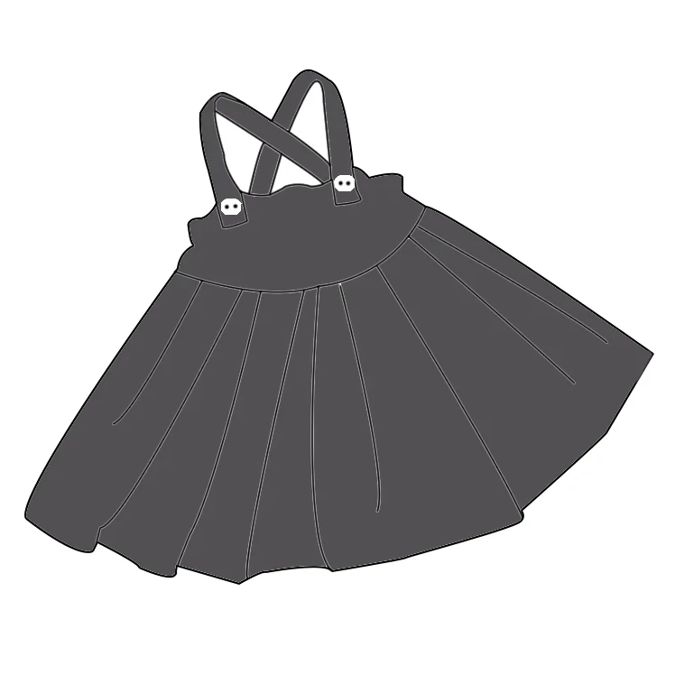 Autumn Winter Collection High Quality Solid Corduroy Midi Dress Baby Girls Comfortable Fashionable Plus Size Sweet Hot Selling