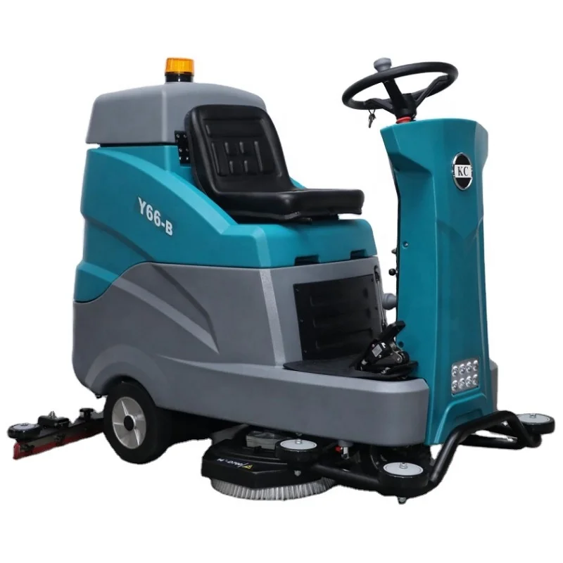 wholesale price best sale design rotary ride on compact cleaning equipment battery powered floor washing scrubber buffer