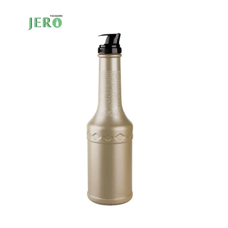 Factory 850ml PE bottle for syrups high quality ejuice PE  bottle empty pe bottle