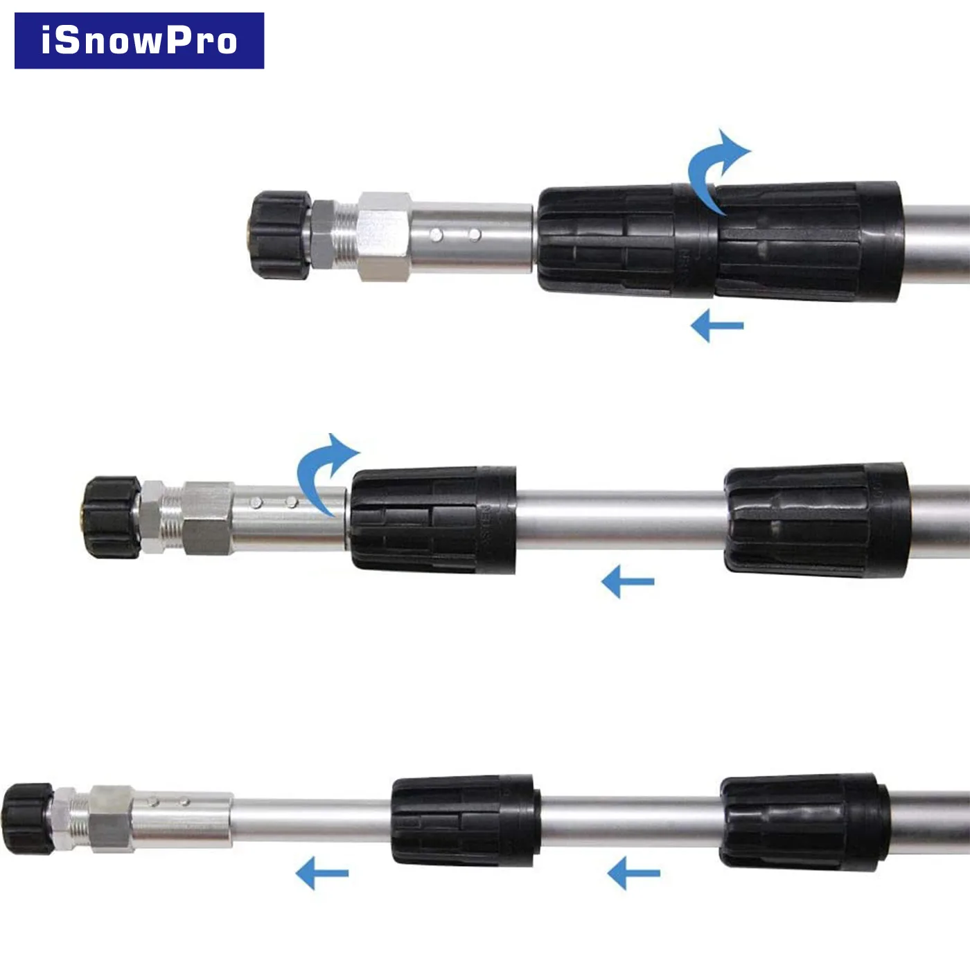 Extendable Hose Pressure Hydro Jet Washer Wand with Auto Watering Sprayer Nozzle for Garden Car wash