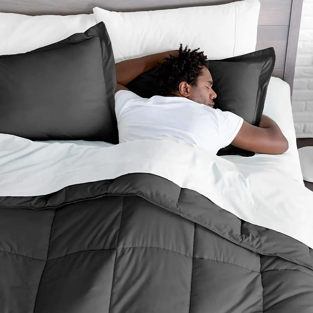 
Twin/Twin Extra Long - Goose Down Alternative - Ultra-Soft - Premium 1800 Series - Hypoallergenic - All Season COMFORTER SET 