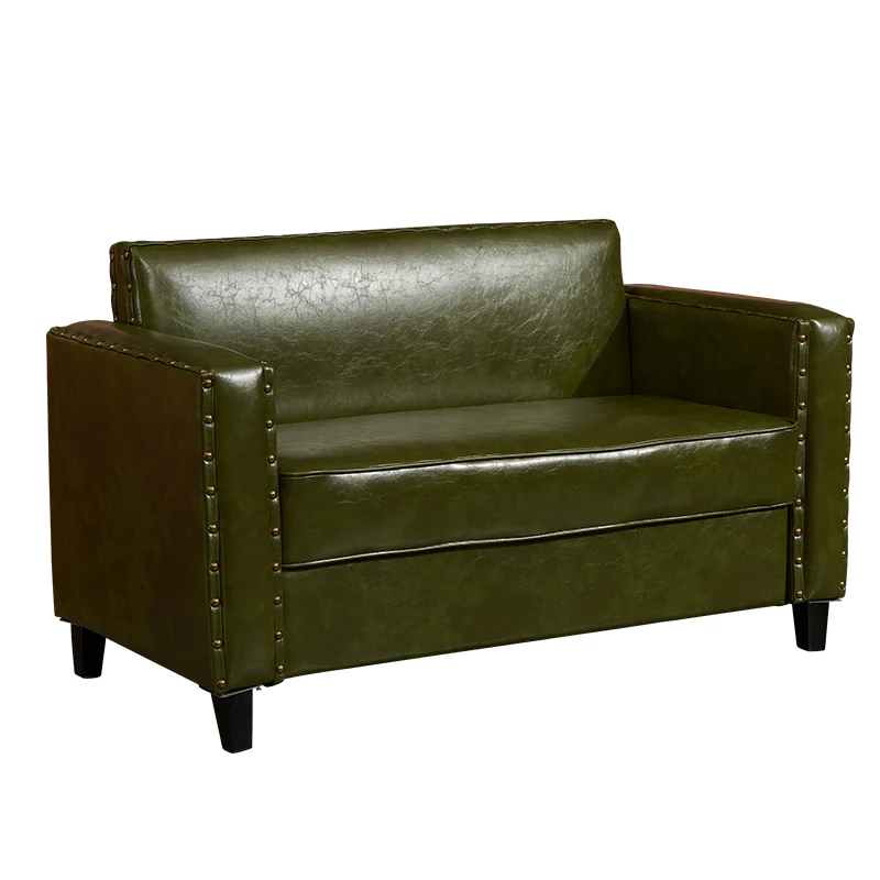 Высококачественный Западный ресторанный диван с 2 сидениями, внутренний деревянный с кожаным обеденным диваном, обеденный стул для кофейни, баров