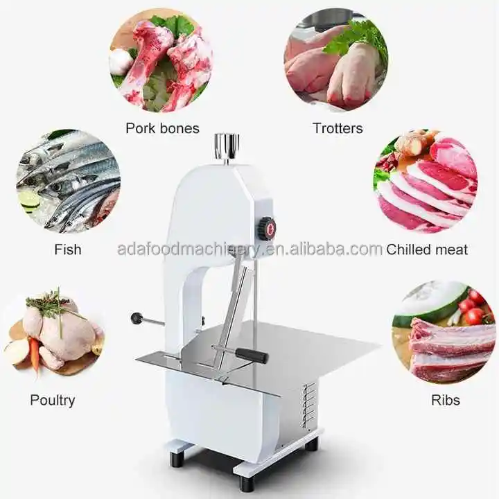 ADA Desktop commercial bone sawing machine / Frozen Meat Fish chicken meat cutting machine
