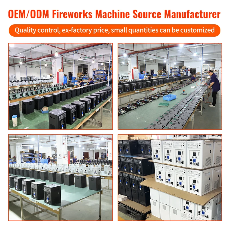 DMX and Remote Cold Spark Machine Electronic Spark Flame Machine Eddylight Pro Cool Sparkler Machine for Stage Events Wedding