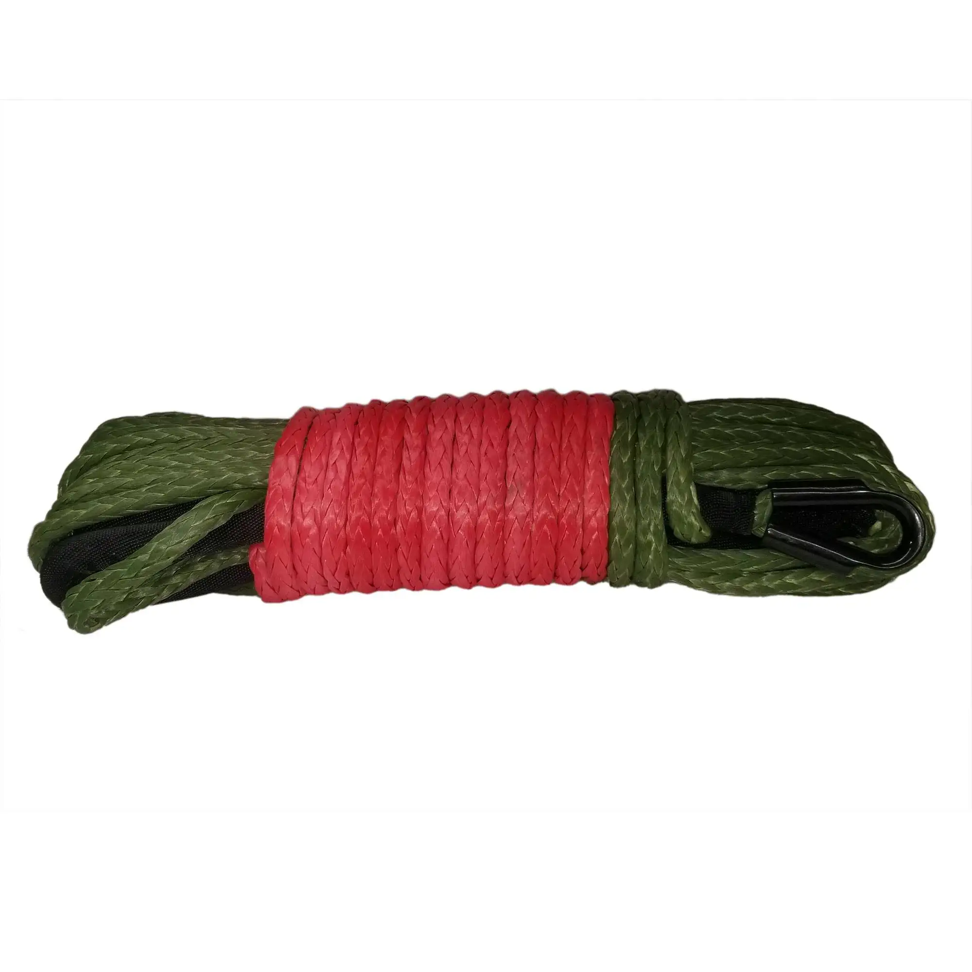 10MM x 30M SK75 Synthetic Winch Rope 4WD BLK Synthetic relay