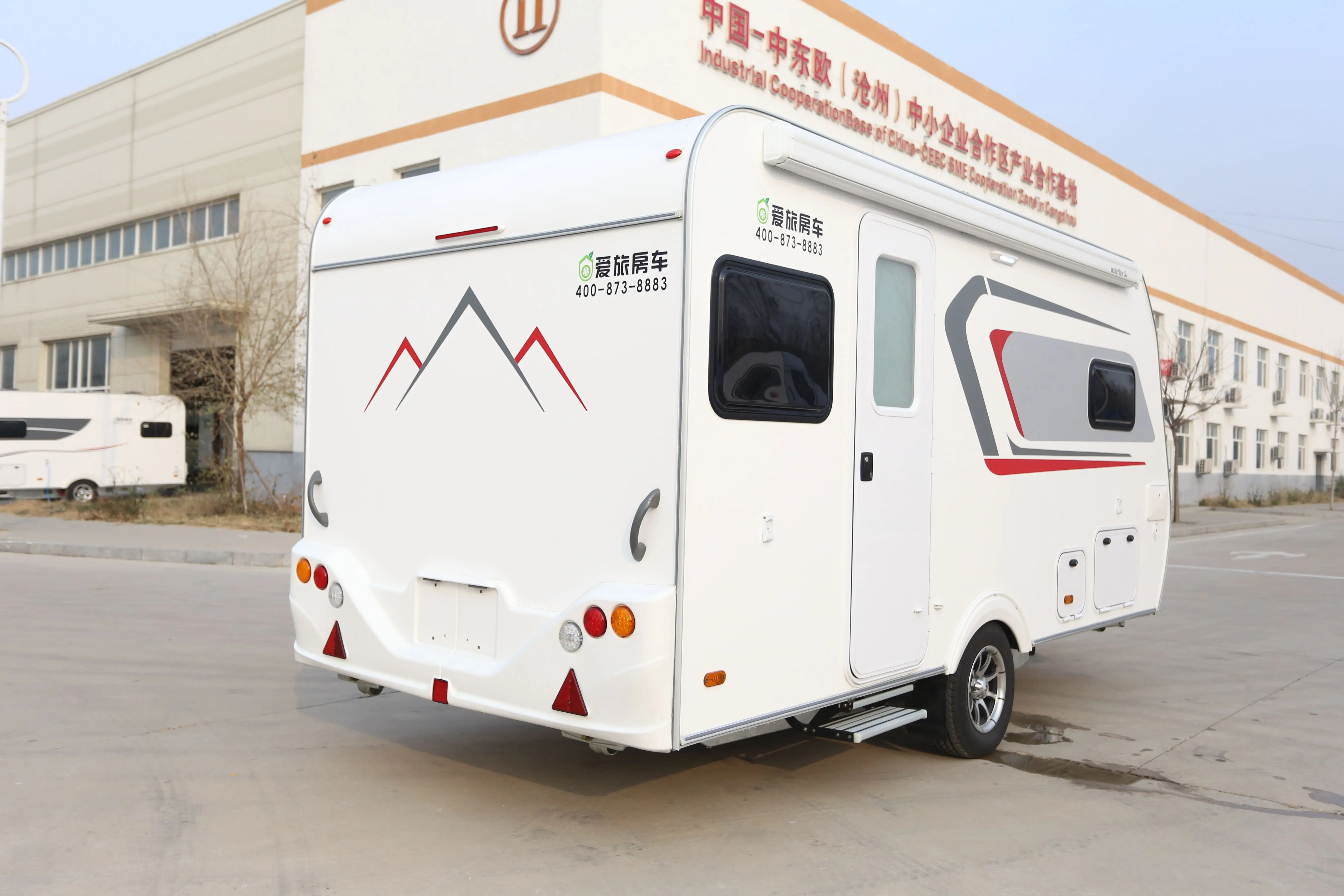 Factory  made hot sale Rv Caravan And Campers Trailer Mini Travel Trailer Camper Rv Motorhome car trailer vehicle