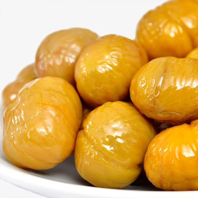 Organic Eating Chinese Peeled Roasted Chestnuts