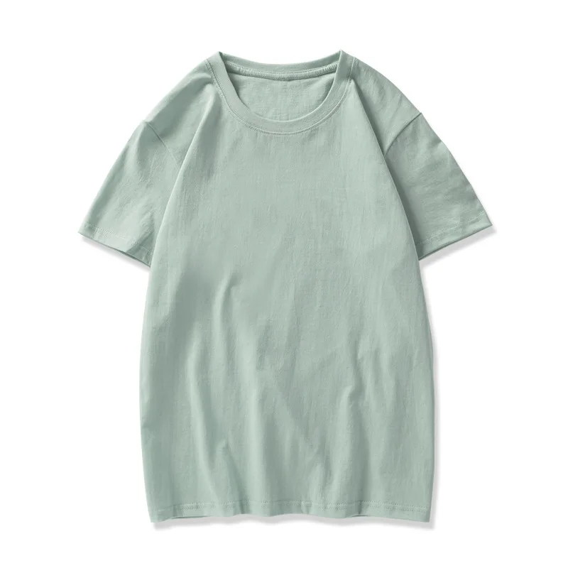 Wholesale Short Sleeve Crew Neck Good Quality 80% Polyester 20% cotton Slim Fit Black Blank T Shirt Men