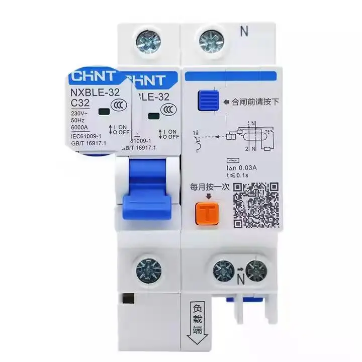 CHNT NXBLE-32 3P+N 32A 30mA 6kA RCBO Residual Current Operated Circuit Breaker