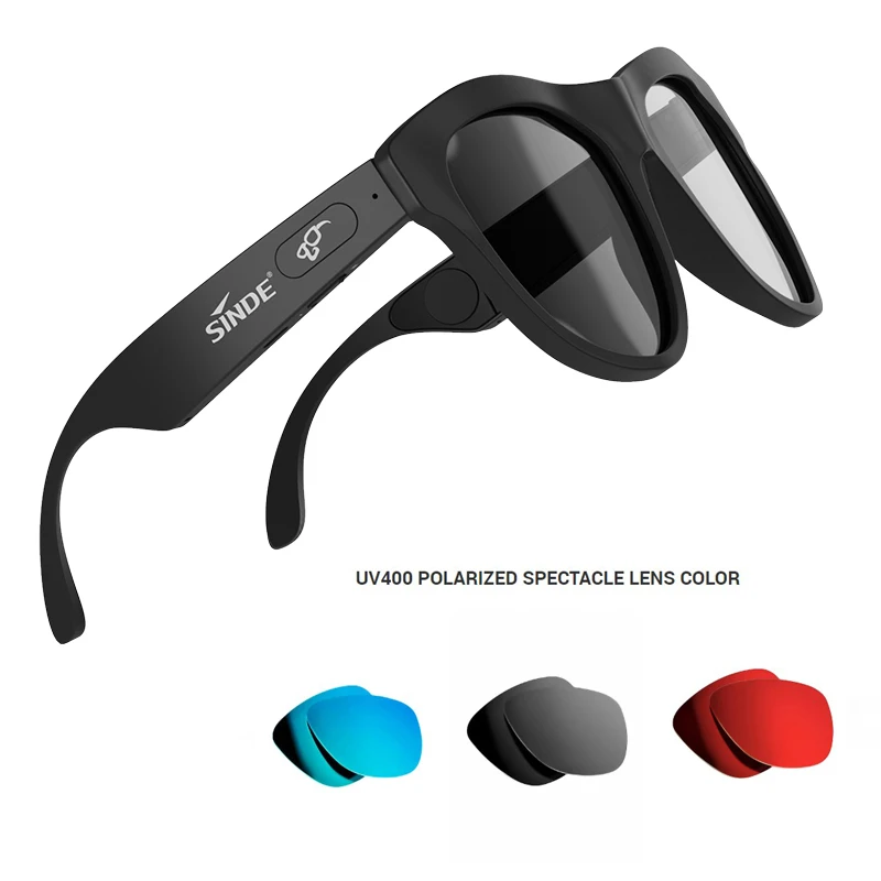 
2021 New Technology Wireless Glasses Smart Bone Conduction Music Glasses For Women And Men 