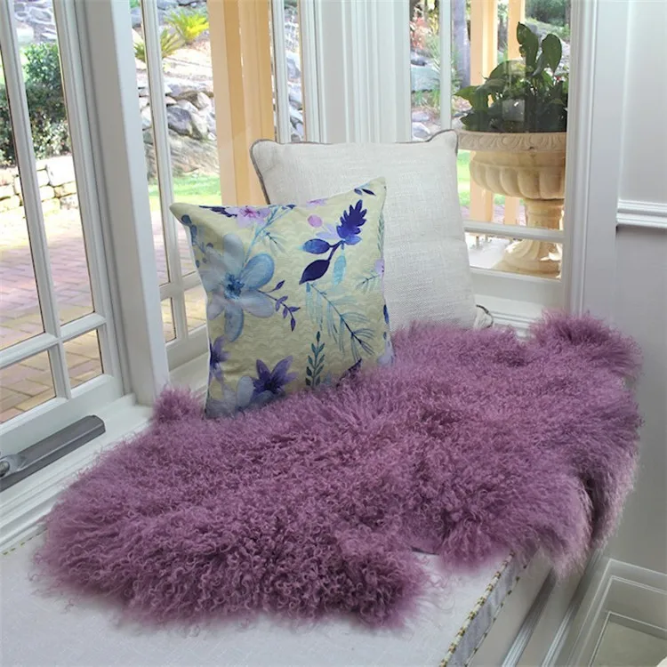 Монгольский коврик из овчины тибетский ковер