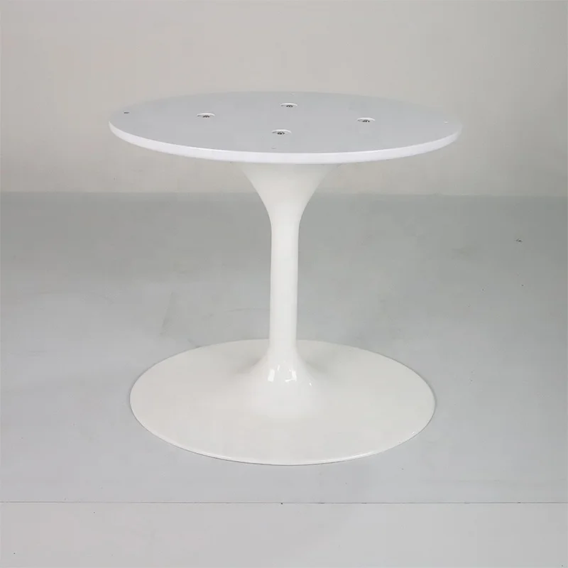 Modern furniture hardware Tulip design metal cast aluminum large oval aluminum feet coffee table legs