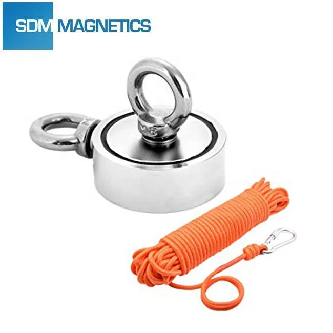 Сверхмощный двусторонний рыболовный магнит, 600 кг