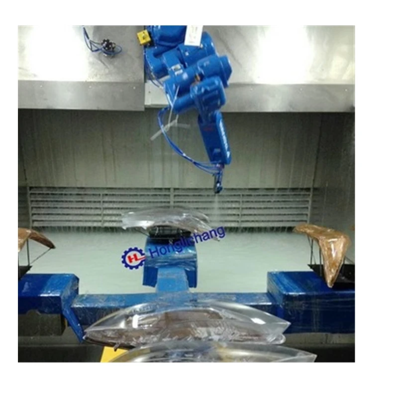 New Robotic UV Coating Plastic Spray Painting Line for Car Lamps