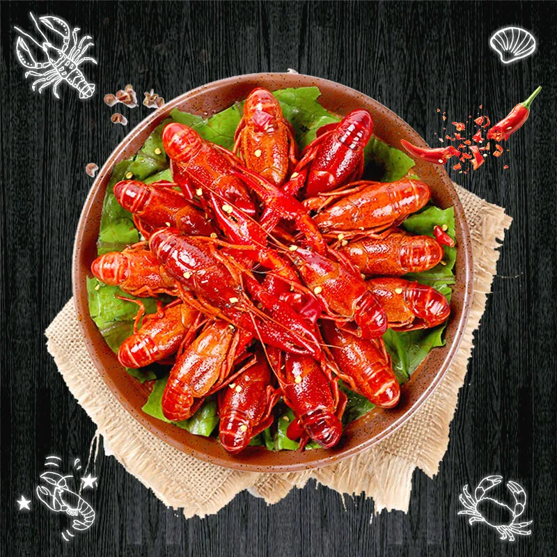  Новый дизайн супермаркет вкусная острая еда приправа раки для еды