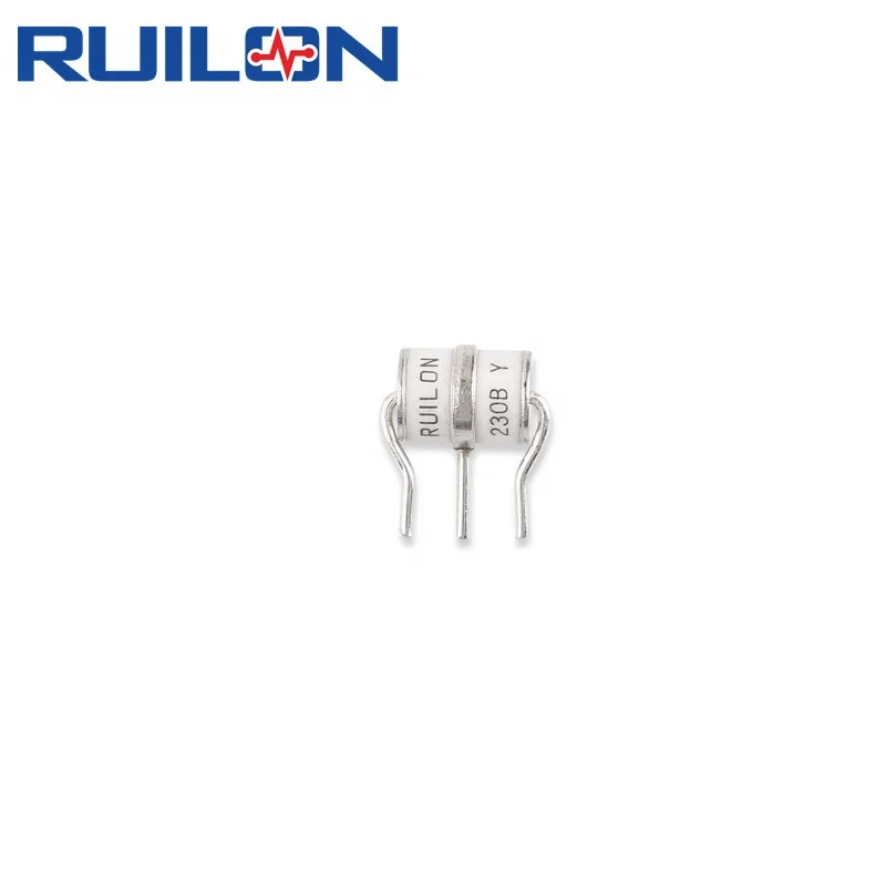 Ruilon 2RA 5SS Series Two Terminal Mini Gas Plasma Arresters Ceramic 2 Electrode Pins Gas Discharge Tubes (1600367631404)