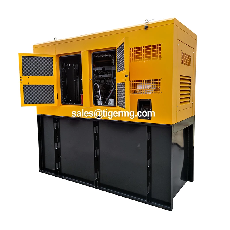 27kva бесшумный дизель-генератор автоматический запуск частота 50/60 Гц 15 кВт номинальная открытая рама Портативный 220 В 230 110 480 постоянного тока