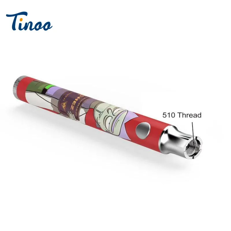 
Hot sale bottom twist slim pen dial adjustable voltage preheat cbd vape battery 