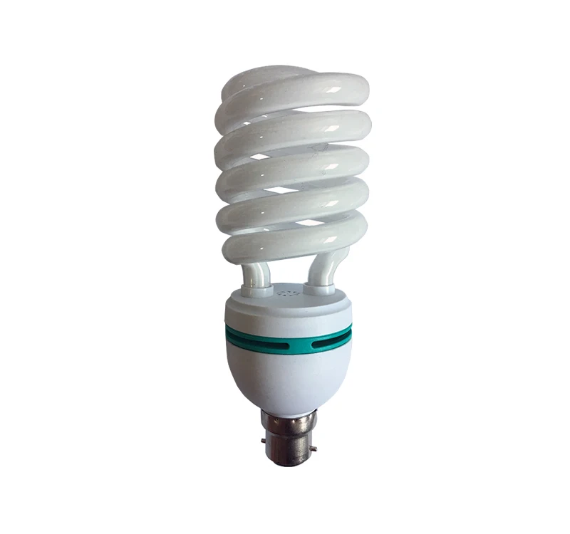 Color Box Sale Energy Saving Lamp half Spiral 45w 65w 85w 95w 125w 135w E27 spiral Bulb 5500K 8000hrs CFL