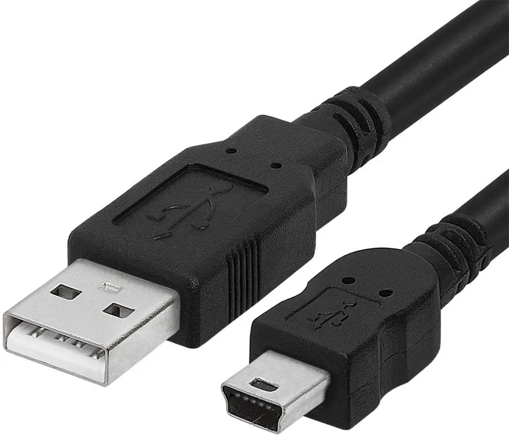 
Custom Shied 5PIN Mini B USB 2.0 Charger Data Extension Cable For PS3 
