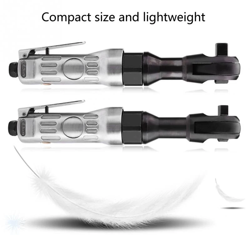 1/2 1/4 3/8 Pneumatic Air Ratchet Wrench Mini Spanner Wrench Car Bicycle Repair Tools