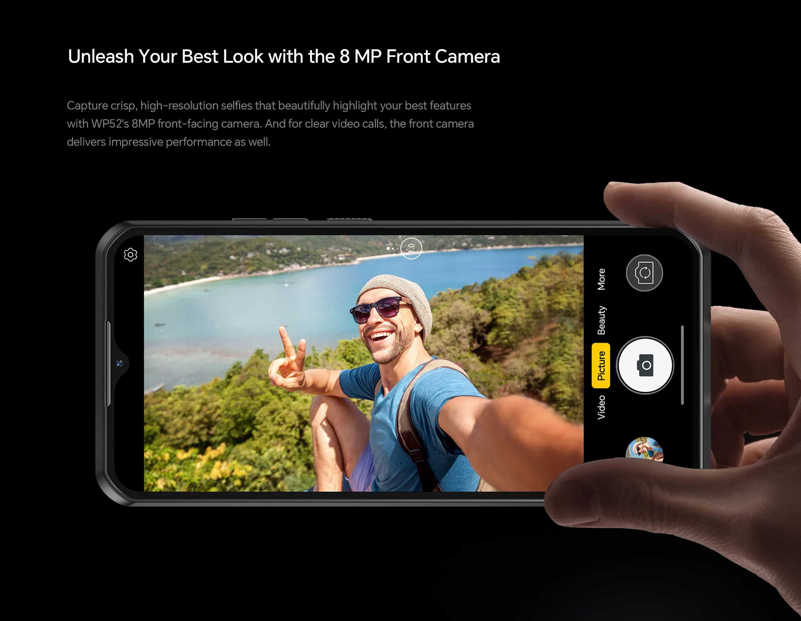 Cheapest 5G Rugged Smartphone 6500mAh Mobile Phone 48MP Main Camera 4+256GB Global Android 14 Oukitel WP52 cellphone in stock