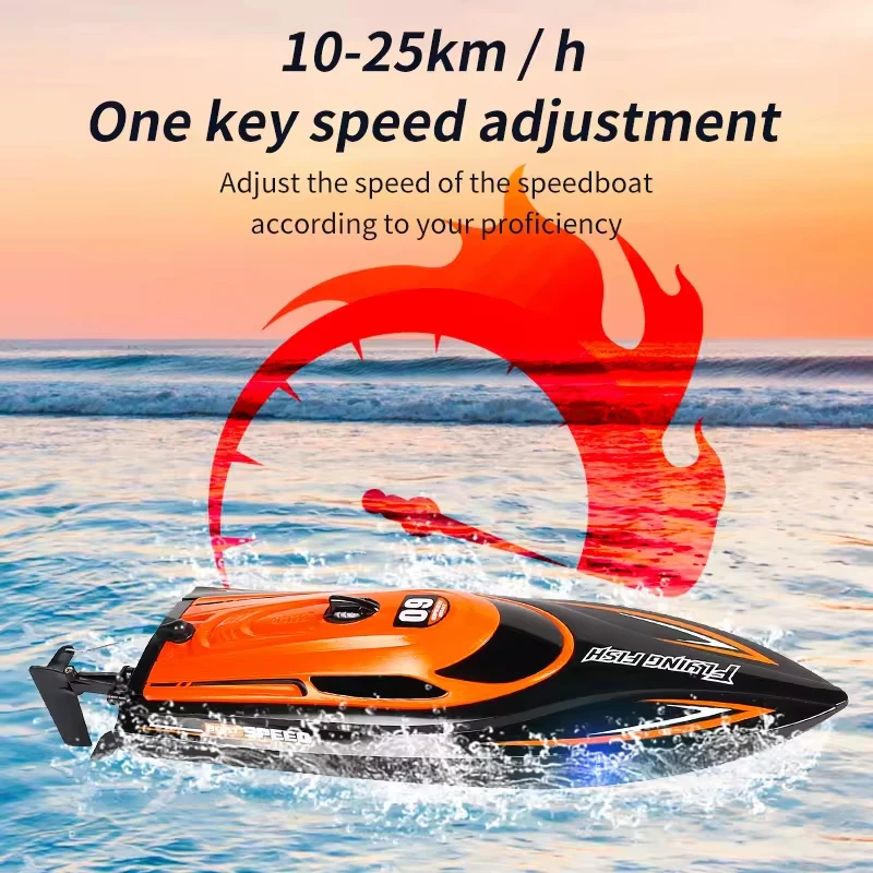 2.4G Radio Control SpeedBoat 25KM/H Waterproof High Speed Remote Control Ship Rc Boat
