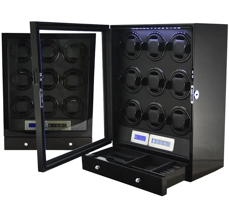 GC03-N20BB-L-AR Watch winder Luxury motor Box for automatic watches packaging