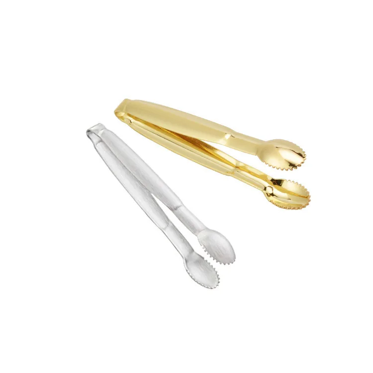High Quality 430 Stainless Steel Mini Ice Sugar Serving Tongs