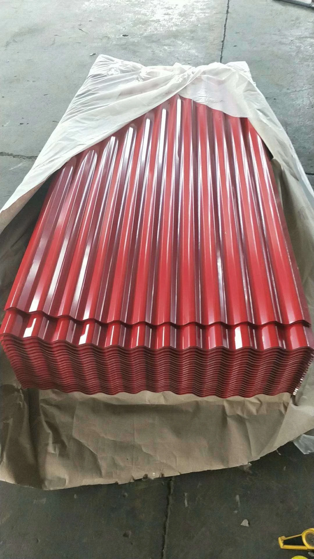 Hot Sale DX52D Dx51D 116g Zinc Coating PPGI Corrugated Roofing Sheets Color Coated for Building Materials and Warehouse