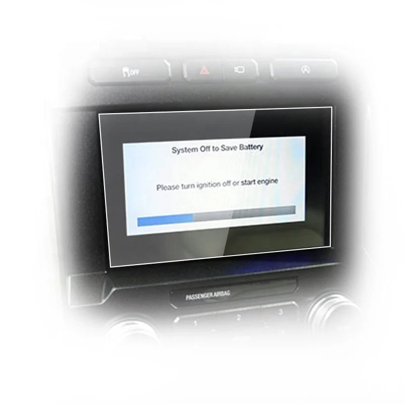 С уровнем твердости 9H взрывоустойчивое закалённое стекло навигации экран протектор для Ford F-150