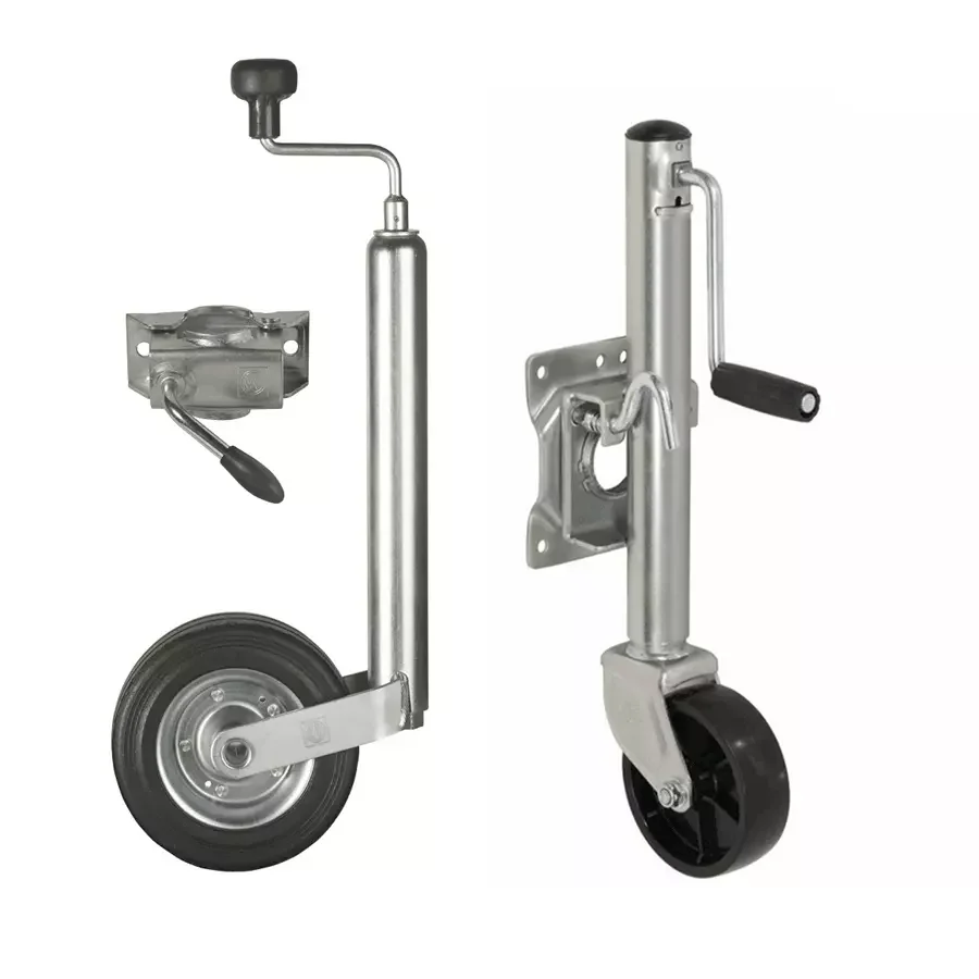Auto Repair Tools 2000lbs  5000Ibs Boat Trailer Wheel Jack Wheel With Brake set For Car Lifting