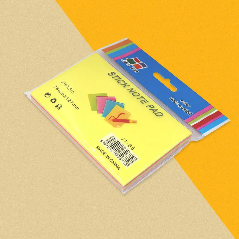 Wholesale Hot Sale Best Price Watercolor Gradient Mini Paper Memo Sticky Note Pad