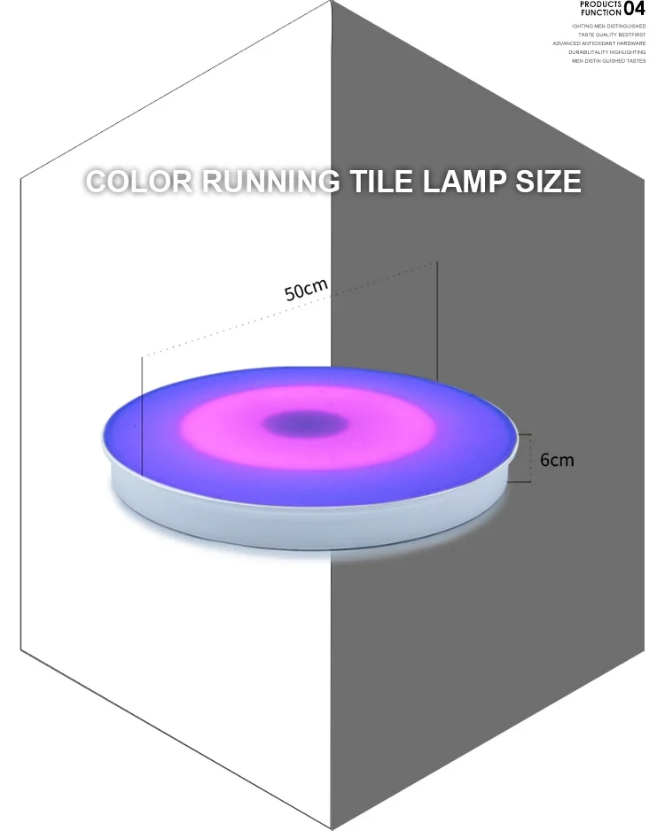 New Products Interactive Props Circle LED Disco Light