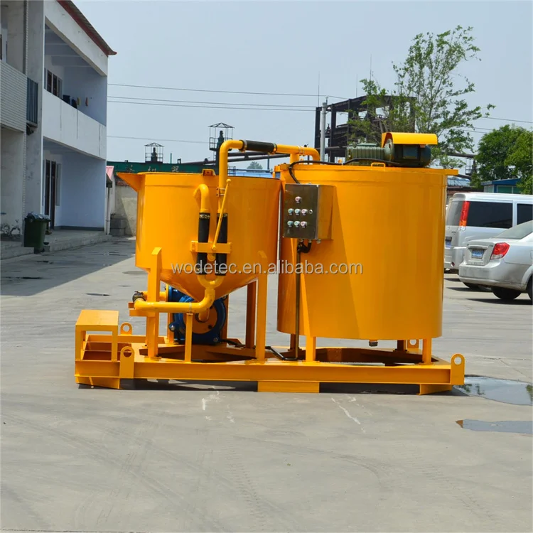 750l 1500l soil anchors mixer grout industrial portable cement grout mixer for cement mixing